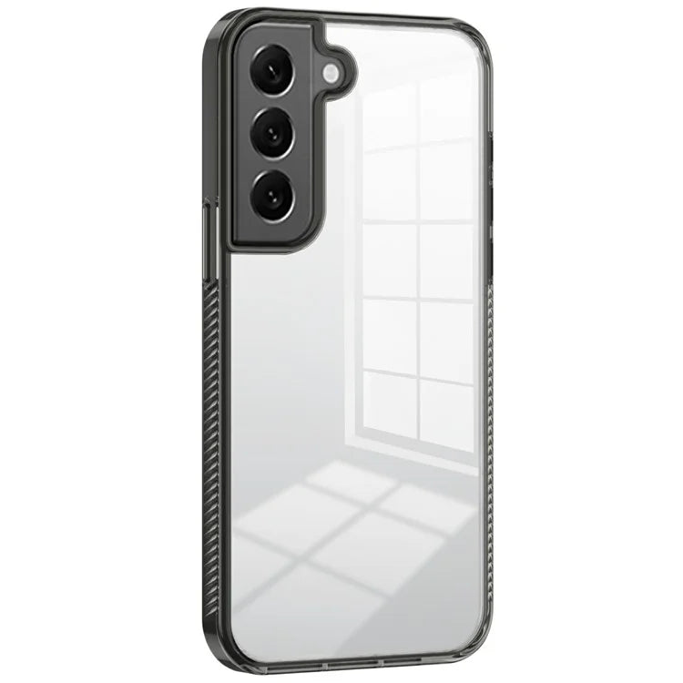 For 	Samsung Galaxy S22+ 5G Clear Phone Case TPU PC Anti-Slip Drop-Proof Back Cover