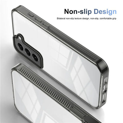 For 	Samsung Galaxy S22+ 5G Clear Phone Case TPU PC Anti-Slip Drop-Proof Back Cover