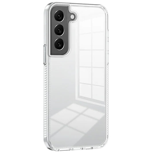 For Samsung Galaxy S22 5G Clear Phone Case TPU PC Anti-Slip Drop-Proof Back Cover