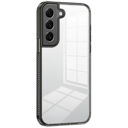 For Samsung Galaxy S22 5G Clear Phone Case TPU PC Anti-Slip Drop-Proof Back Cover