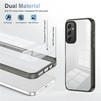 For Samsung Galaxy A35 5G Clear Phone Case TPU PC Anti-Slip Drop-Proof Back Cover