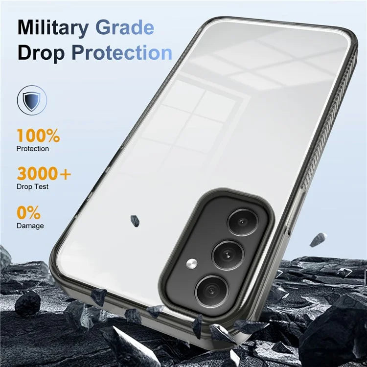 For Samsung Galaxy A35 5G Clear Phone Case TPU PC Anti-Slip Drop-Proof Back Cover