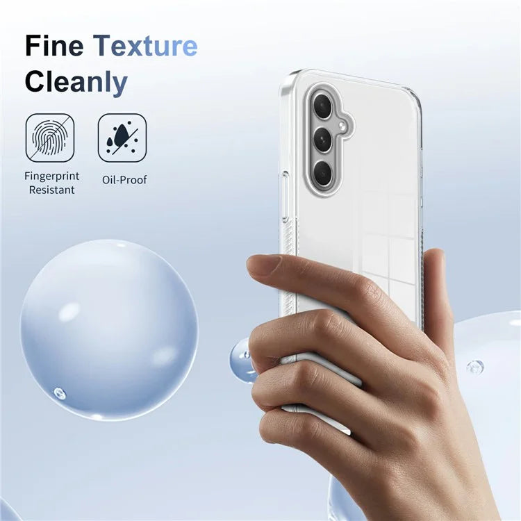For Samsung Galaxy A54 5G Clear Phone Case TPU PC Anti-Slip Drop-Proof Back Cover