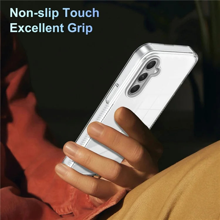 For Samsung Galaxy A54 5G Clear Phone Case TPU PC Anti-Slip Drop-Proof Back Cover