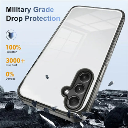 For Samsung Galaxy A34 5G Clear Phone Case TPU PC Anti-Slip Drop-Proof Back Cover
