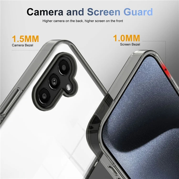 For Samsung Galaxy A14 4G / 5G Clear Phone Case TPU PC Anti-Slip Drop-Proof Back Cover