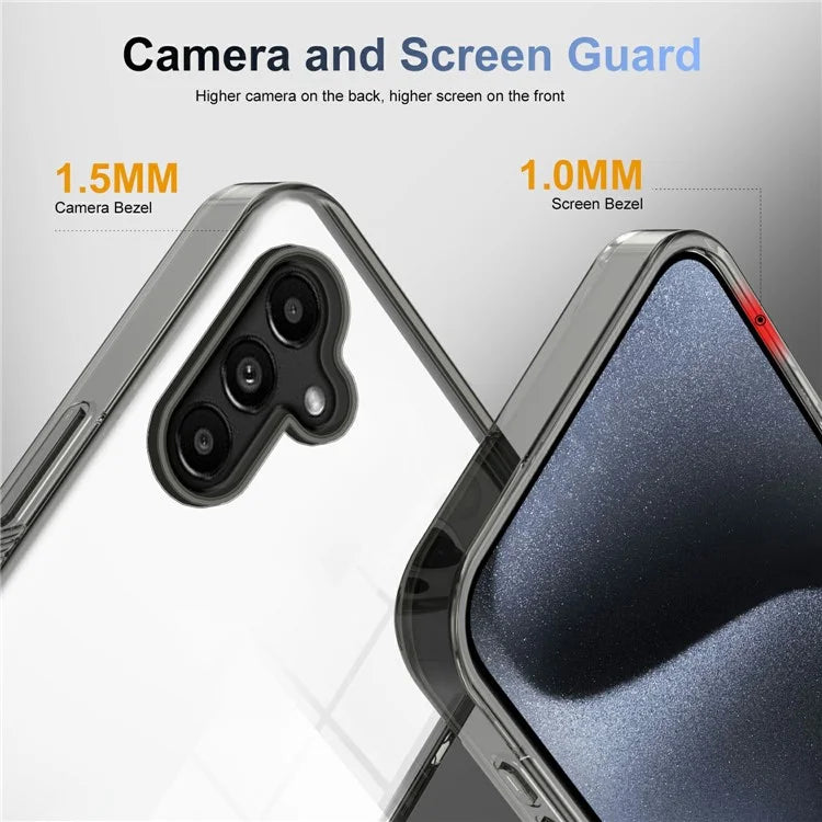 Forsamsung Galaxy A15 4G / 5G Clear Phone Case TPU PC Anti-Slip Drop-Proof Back Cover