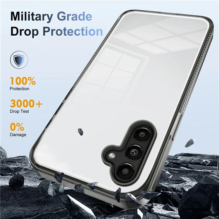 Forsamsung Galaxy A15 4G / 5G Clear Phone Case TPU PC Anti-Slip Drop-Proof Back Cover