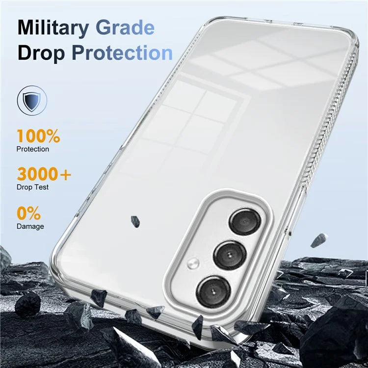 For 	Samsung Galaxy A25 5G (Global) (161.0 x 76.5 x 8.3mm) Clear Phone Case TPU PC Anti-Slip Drop-Proof Back Cover