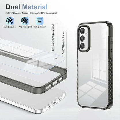 For 	Samsung Galaxy A25 5G (Global) (161.0 x 76.5 x 8.3mm) Clear Phone Case TPU PC Anti-Slip Drop-Proof Back Cover