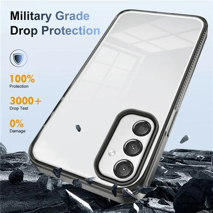 For 	Samsung Galaxy A25 5G (Global) (161.0 x 76.5 x 8.3mm) Clear Phone Case TPU PC Anti-Slip Drop-Proof Back Cover