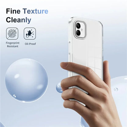 For Samsung Galaxy A05 4G Clear Phone Case TPU PC Anti-Slip Drop-Proof Back Cover