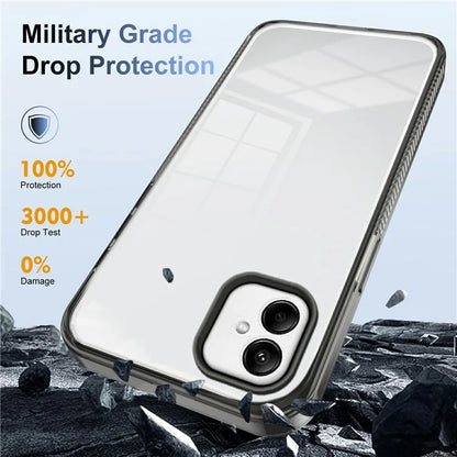 For Samsung Galaxy A05 4G Clear Phone Case TPU PC Anti-Slip Drop-Proof Back Cover