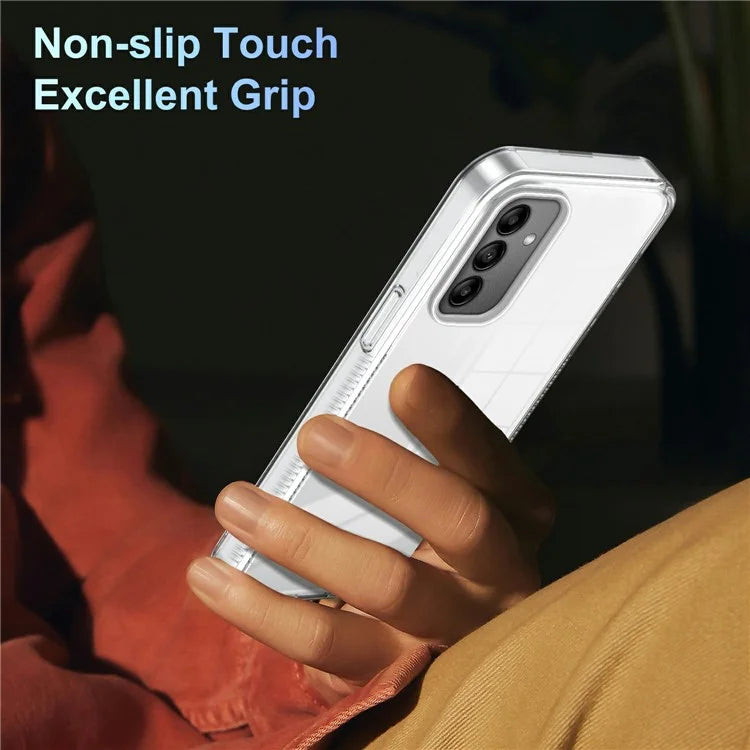 For Samsung Galaxy A05s 4G Clear Phone Case TPU PC Anti-Slip Drop-Proof Back Cover