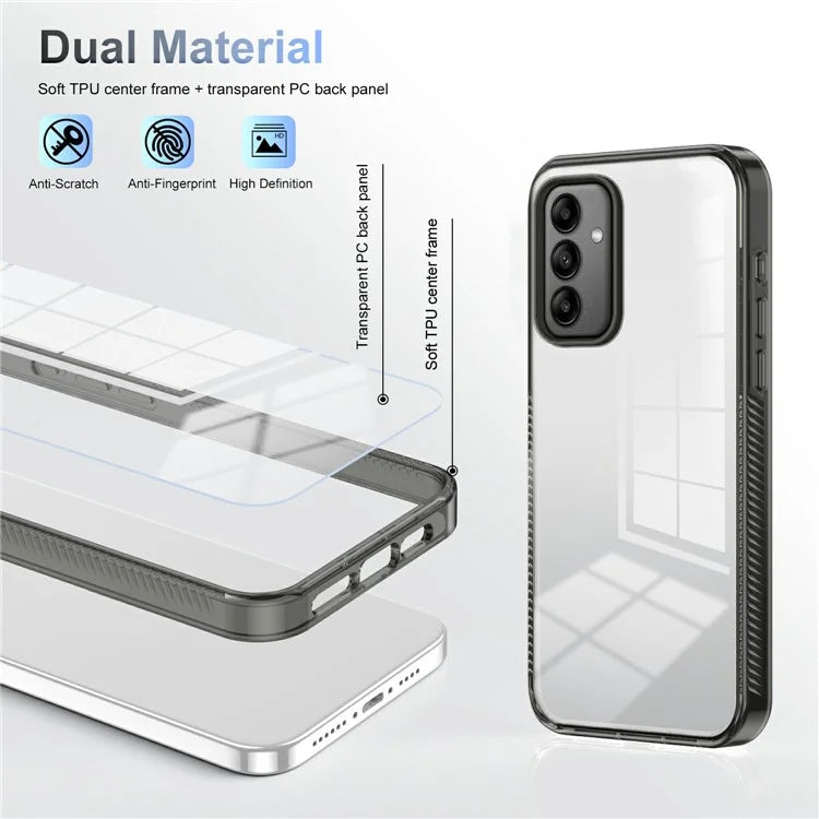 For Samsung Galaxy A05s 4G Clear Phone Case TPU PC Anti-Slip Drop-Proof Back Cover