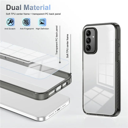 For Samsung Galaxy A05s 4G Clear Phone Case TPU PC Anti-Slip Drop-Proof Back Cover