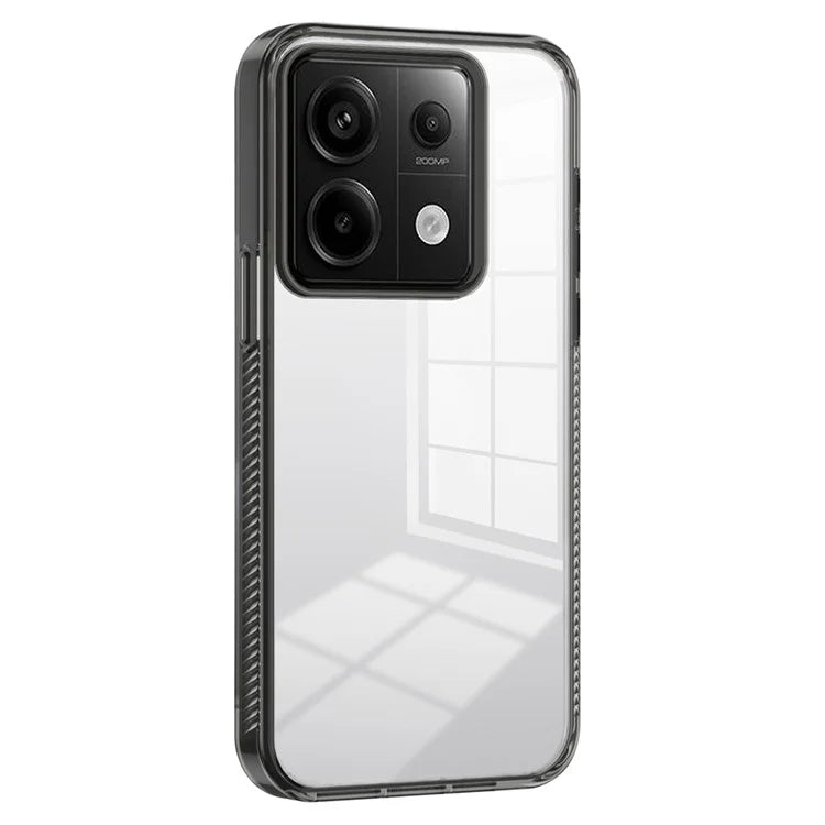 For Xiaomi Redmi Note 13 Pro 5G Clear Phone Case TPU PC Anti-Slip Drop-Proof Back Cover