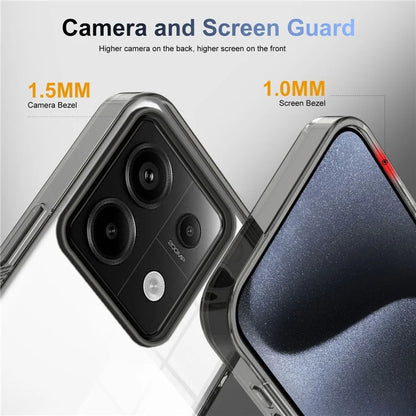 For Xiaomi Redmi Note 13 Pro 5G Clear Phone Case TPU PC Anti-Slip Drop-Proof Back Cover