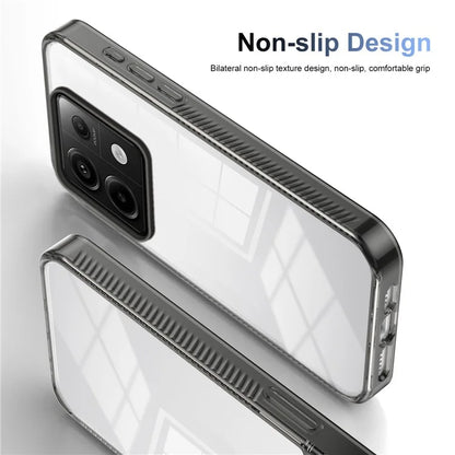 For Xiaomi Redmi Note 13 Pro 5G Clear Phone Case TPU PC Anti-Slip Drop-Proof Back Cover