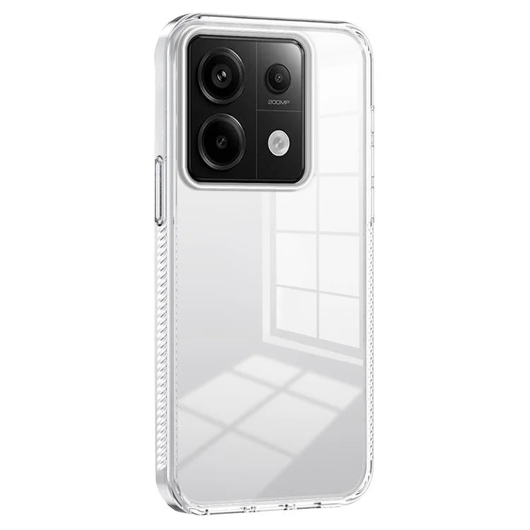 For Xiaomi Redmi Note 13 Pro 5G Clear Phone Case TPU PC Anti-Slip Drop-Proof Back Cover