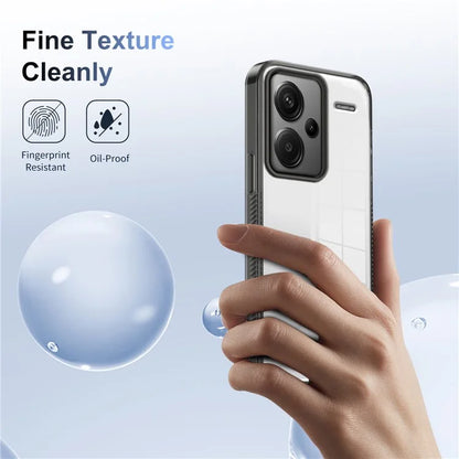 For Xiaomi Redmi Note 13 Pro+ 5G Clear Phone Case TPU PC Anti-Slip Drop-Proof Back Cover