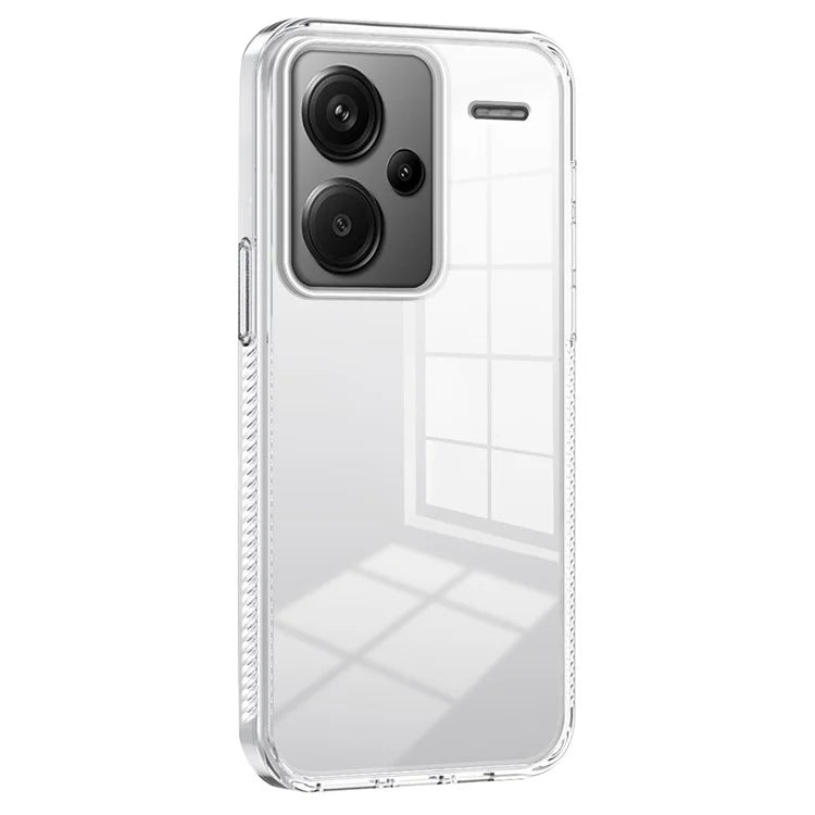For Xiaomi Redmi Note 13 Pro+ 5G Clear Phone Case TPU PC Anti-Slip Drop-Proof Back Cover