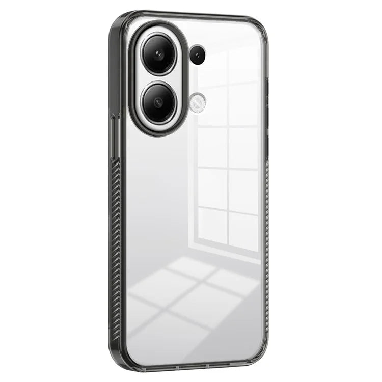 For Xiaomi Redmi Note 13 4G Clear Phone Case TPU PC Anti-Slip Drop-Proof Back Cover