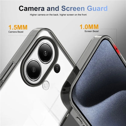 For Xiaomi Redmi Note 13 4G Clear Phone Case TPU PC Anti-Slip Drop-Proof Back Cover