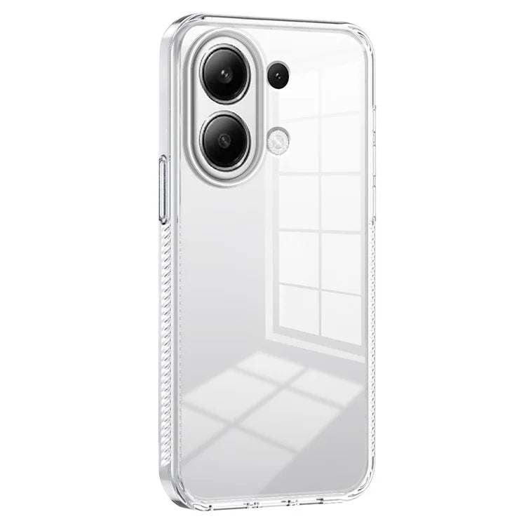For Xiaomi Redmi Note 13 4G Clear Phone Case TPU PC Anti-Slip Drop-Proof Back Cover