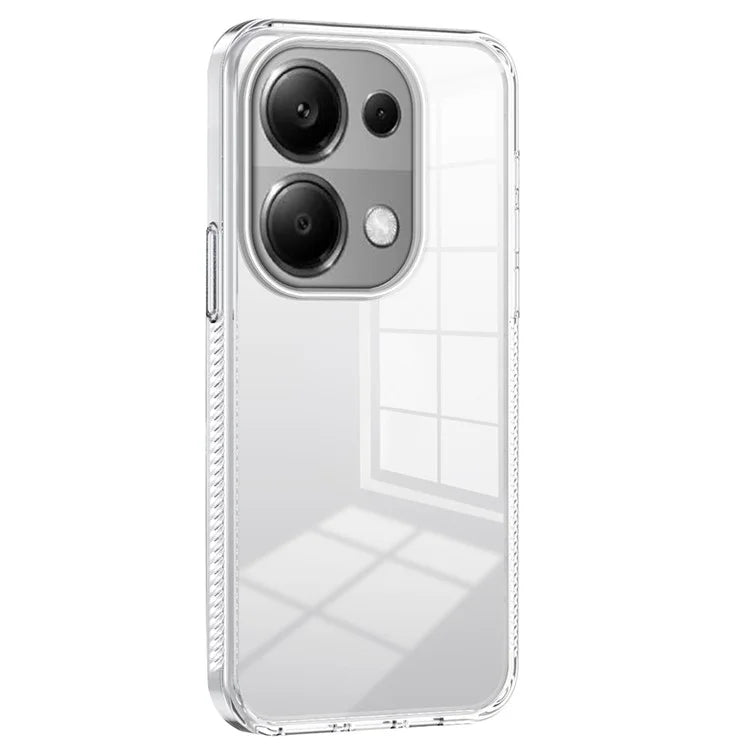 For Xiaomi Redmi Note 13 Pro 4G Clear Phone Case TPU PC Anti-Slip Drop-Proof Back Cover
