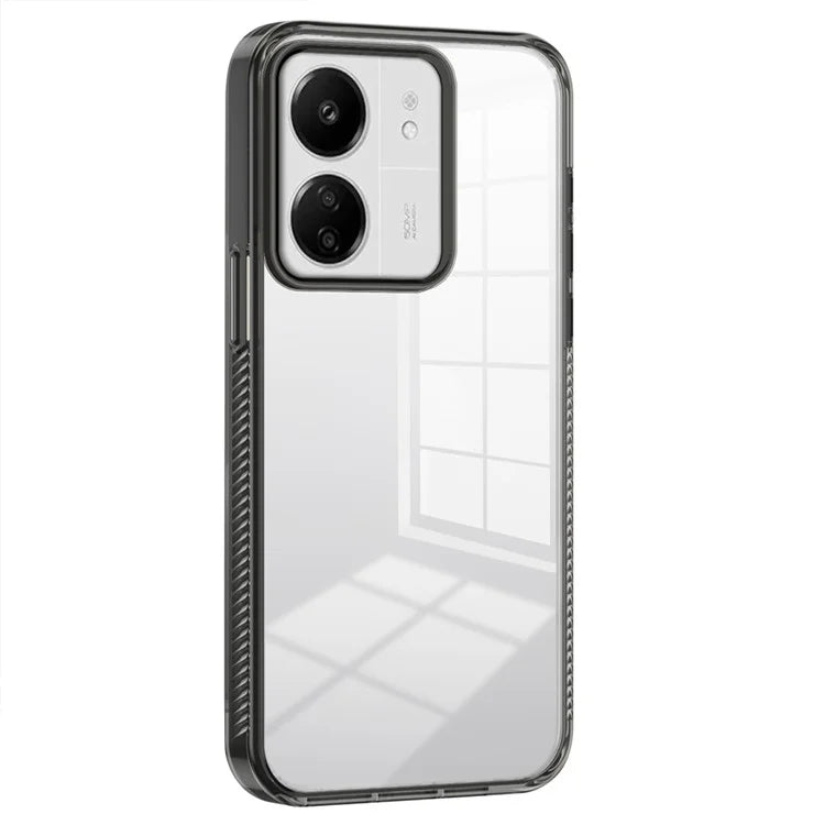 For Xiaomi Redmi 13C 4G / 5G Clear Phone Case TPU PC Anti-Slip Drop-Proof Back Cover