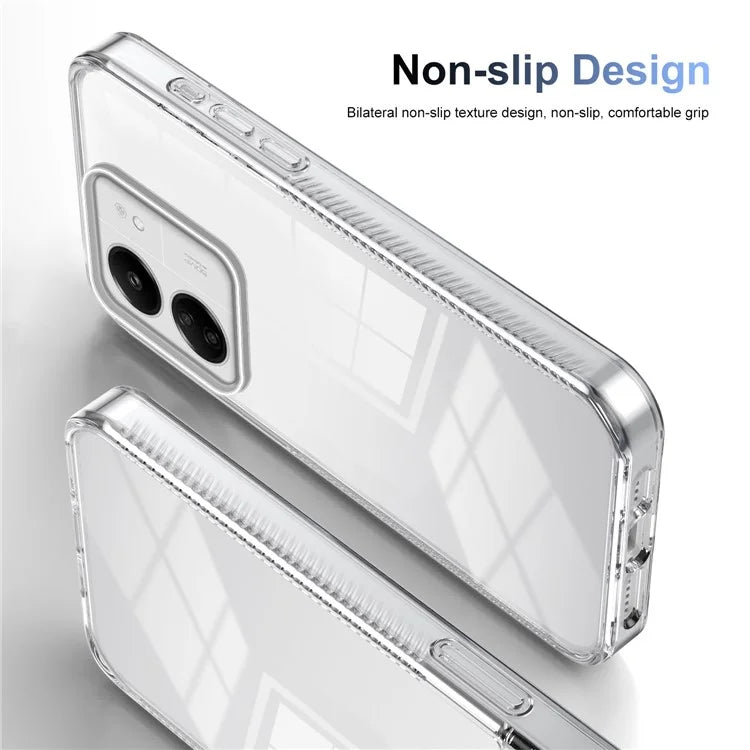 For Xiaomi Redmi 13C 4G / 5G Clear Phone Case TPU PC Anti-Slip Drop-Proof Back Cover