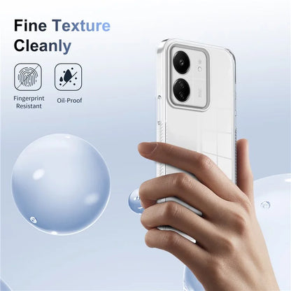 For Xiaomi Redmi 13C 4G / 5G Clear Phone Case TPU PC Anti-Slip Drop-Proof Back Cover