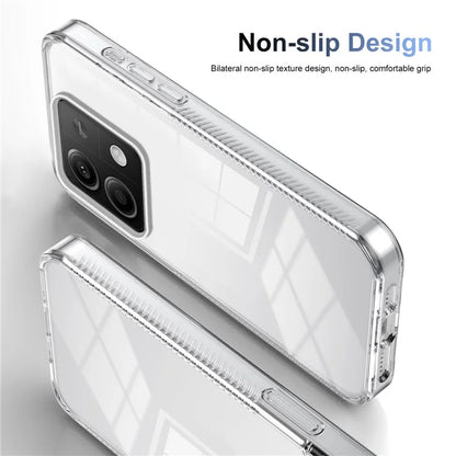 For Xiaomi Redmi Note 13 5G Clear Phone Case TPU PC Anti-Slip Drop-Proof Back Cover