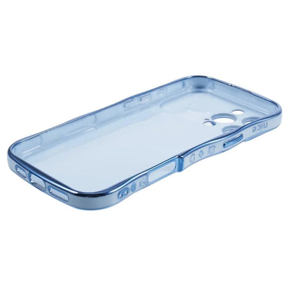For iPhone 16 Pro Max Case Love Heart Electroplated TPU Phone Cover with Wrist Strap Kickstand