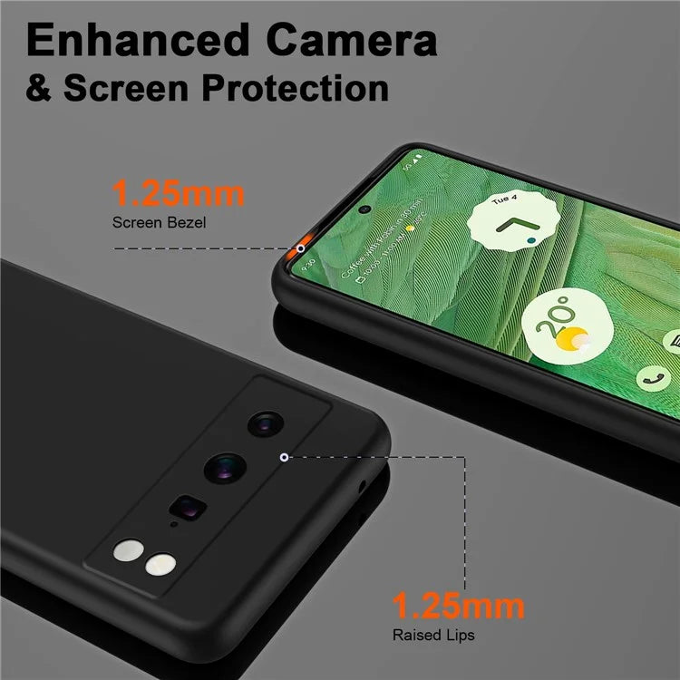For Google Pixel 8 Pro Case Anti-Scratch TPU Phone Cover 2.2mm Thickness