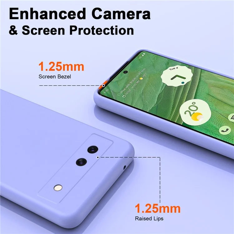 For Google Pixel 8a Case Anti-Scratch TPU Phone Cover 2.2mm Thickness