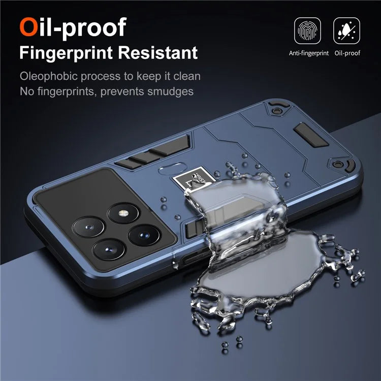 For Xiaomi Poco X6 Pro 5G / Redmi K70E 5G Case PC+TPU Drop-Proof Protective Phone Cover