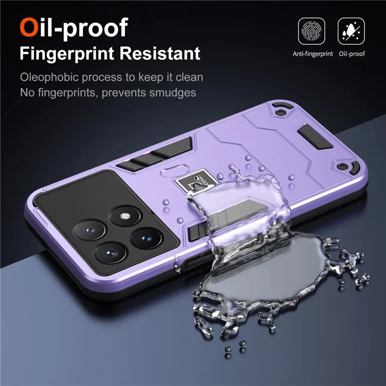 For Xiaomi Poco X6 Pro 5G / Redmi K70E 5G Case PC+TPU Drop-Proof Protective Phone Cover