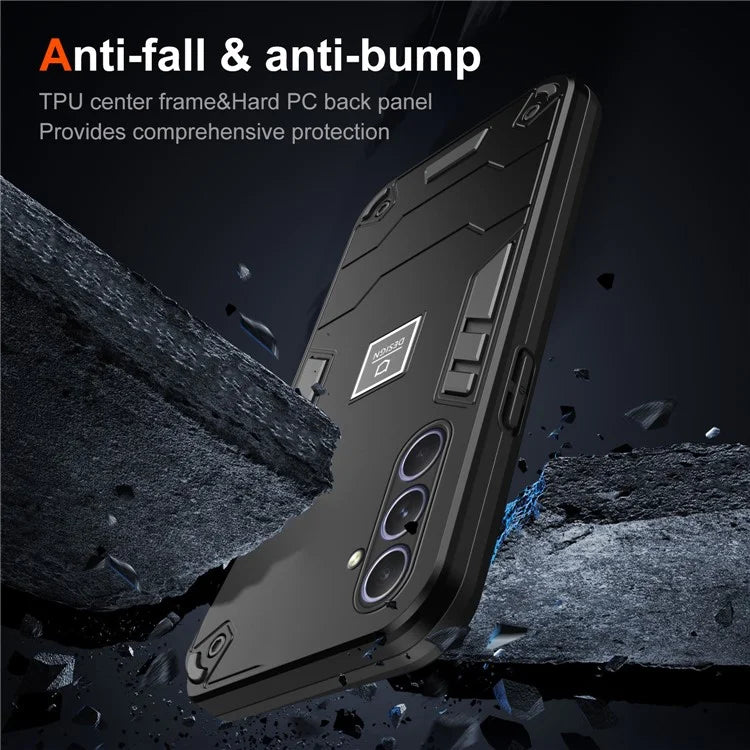 For Samsung Galaxy A55 5G Case PC+TPU Drop-Proof Protective Phone Cover