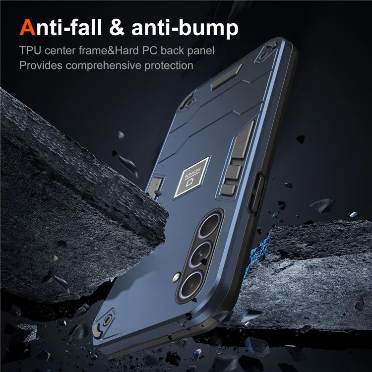 For Samsung Galaxy A55 5G Case PC+TPU Drop-Proof Protective Phone Cover