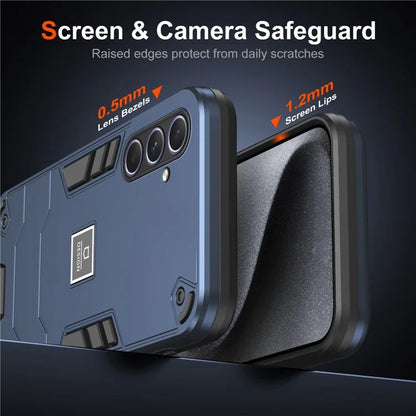 For Samsung Galaxy A55 5G Case PC+TPU Drop-Proof Protective Phone Cover