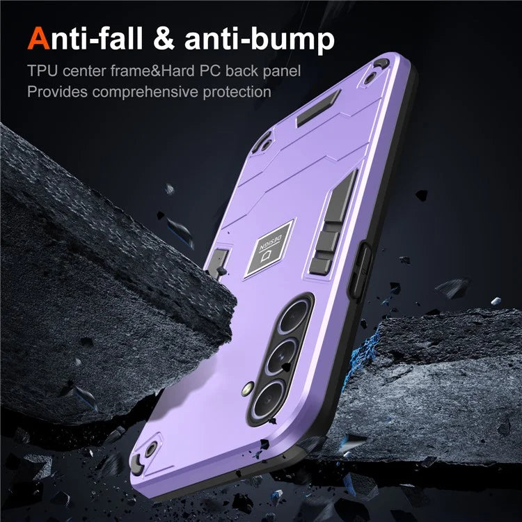 For Samsung Galaxy A55 5G Case PC+TPU Drop-Proof Protective Phone Cover