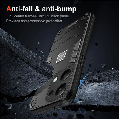 For Xiaomi Poco M6 Pro 4G / Redmi Note 13 Pro 4G Case PC+TPU Drop-Proof Protective Phone Cover