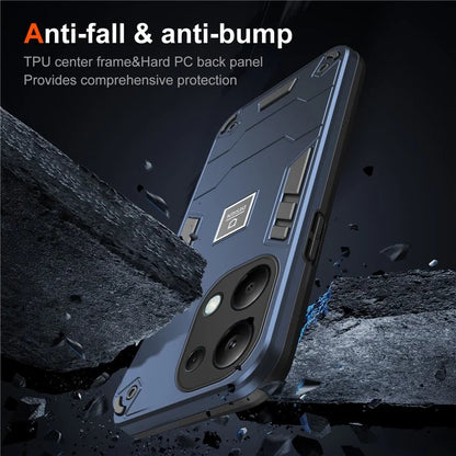 For Xiaomi Poco M6 Pro 4G / Redmi Note 13 Pro 4G Case PC+TPU Drop-Proof Protective Phone Cover