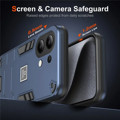 For Xiaomi Redmi Note 13 4G Case PC+TPU Drop-Proof Protective Phone Cover