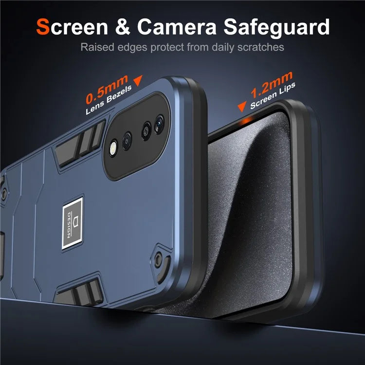 For Honor X7b 4G / 90 Smart Phone Case PC+TPU Drop-Proof Protective Cover