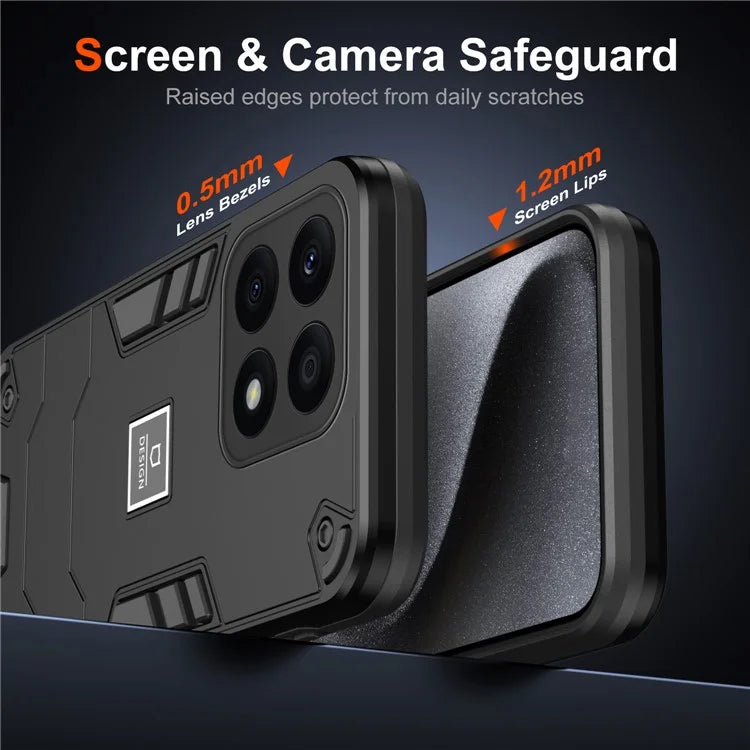 For Honor X8b 4G Case PC+TPU Drop-Proof Protective Phone Cover