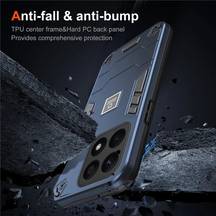 For Honor X8b 4G Case PC+TPU Drop-Proof Protective Phone Cover