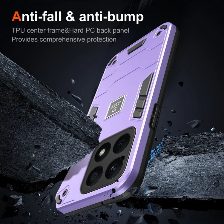 For Honor X8b 4G Case PC+TPU Drop-Proof Protective Phone Cover